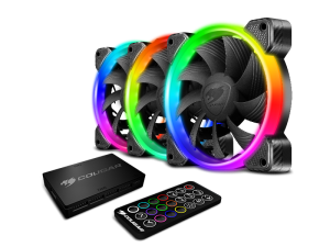 Вентилатори COUGAR Vortex RGB HPB Cooling Kit, комплект 3 бр.