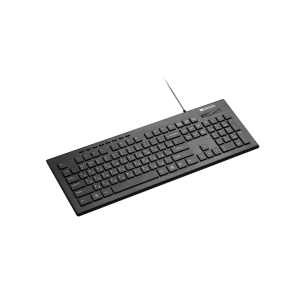 Клавиатура CANYON CNS-HKB2-BG, BG Layout, Multimedia wired keyboard, 105 keys