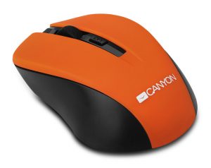 Безжична мишка CANYON CNE-CMSW1O, 3 бутона, Оранжева