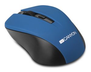 Безжична мишка CANYON CNE-CMSW1BL, 3 бутона, синя