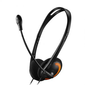 Слушалки за компютър CANYON CNS-CHS01BO, микрофон, 1.8м кабел