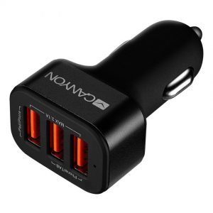 Универсално зарядно за кола CANYON CNE-CCA06B, 3xUSB, 5V-3.1A