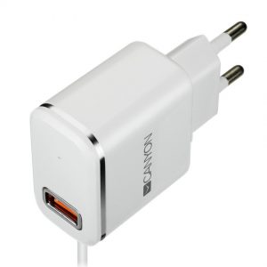Зарядно устройство CANYON CNE-CHA043WS, 5V-2.1A