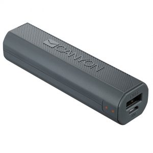 Компактна външна батерия CANYON CNE-CPBF26DG, 2600 mAh