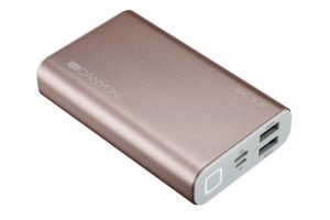 Външна батерия CANYON CND-TPBQC10RG, Литиево полимерна, 10000 mAh, бързо зареждане QC3.0