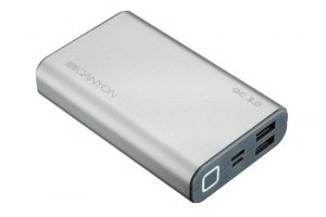 Външна батерия CANYON CND-TPBQC10S, Литиево полимерна, 10000 mAh, бързо зареждане QC3.0