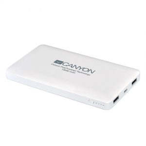 Външна батерия CANYON CNS-TPBP15W, 15000 mAh, Micro USB + Lightning вход
