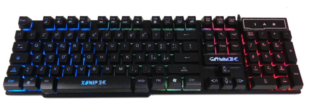 Геймърска клавиатура Gammec XSniper 1 Геймърска клавиатура Gammec XSniper