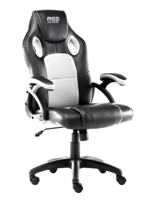Геймърски стол ALANTIK RS5 WHITE/BLACK
