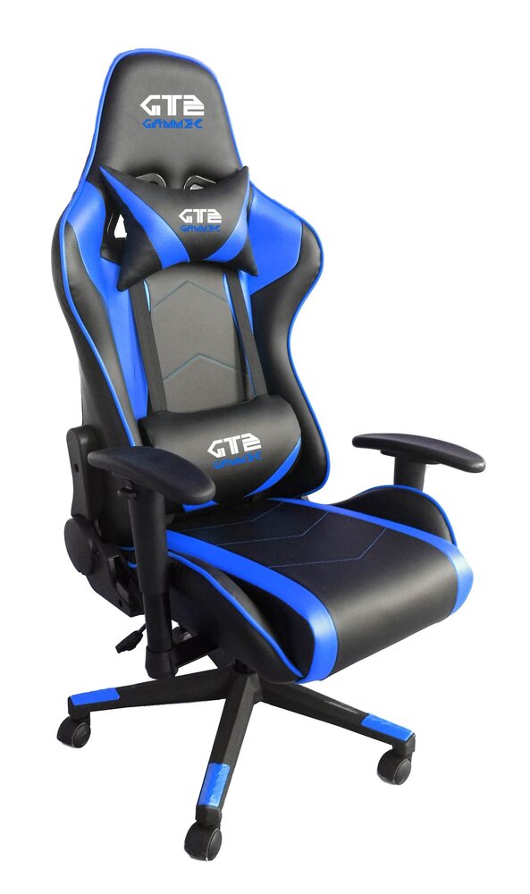 Геймърски стол GAMMEC GT2 BLACK/BLUE 1 Геймърски стол GAMMEC GT2 BLACK/BLUE