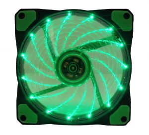 Вентилатор GAMMEC 12CM 15LED Зелен