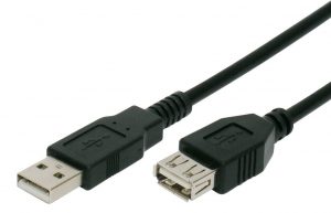 Удължителен кабел за принтер USB 2.0 A M/F - 5 метра