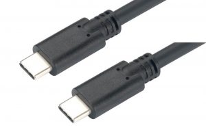 Кабел ALANTIK USB 2.0 тип C мъжко към C мъжко - 1 метър
