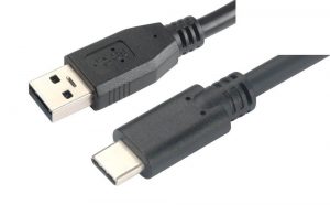Кабел ALANTIK USB 2.0 тип C мъжко към A мъжко - 1 метър
