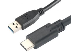 Кабел ALANTIK USB 3.0 тип C мъжко към A мъжко - 1 метър